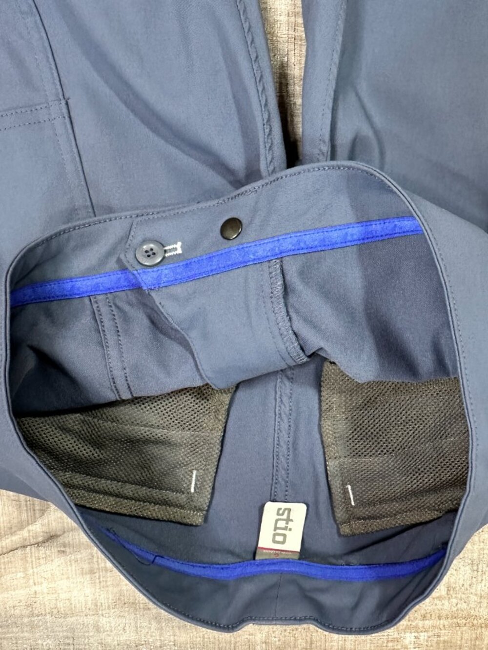 Stio Coburn Hiking Pant Jogger Size 6 Blue Womens Outdoor Style 1340 Nylon - Picture 9 of 13